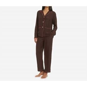 NEW THE SLEEP CODE ayla washable silk pj set in tree